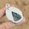 Wedding Gift For Her 925 Silver Natural Solar Moss Agate Gemstone Pendant