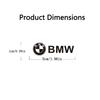 SNLL4 Car Badge Metal Creative Stickers Waterproof Dirt-proof Sticker For BMW M2 M3 M4 M5 M6 E46 E90 E60 F10 F30 E39 E36 F20 E87 X2 X3