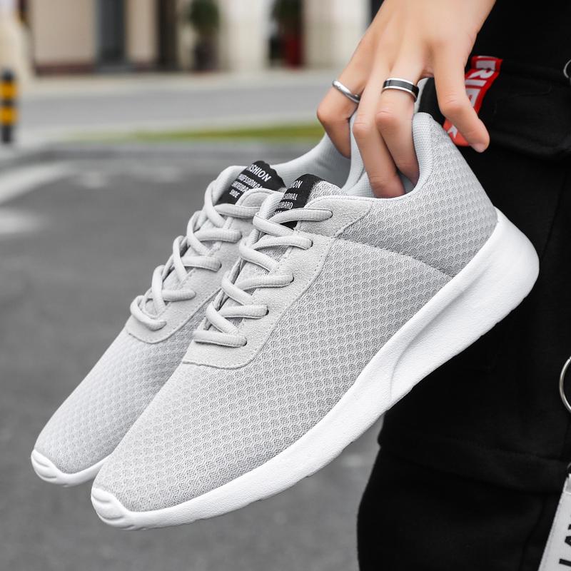 Fashion New Men Running Shoes Gray 48 Breathable Mesh Summer Sport Tennis Casual Lightweight Unisex Women Fashion Sneakers Sneaker