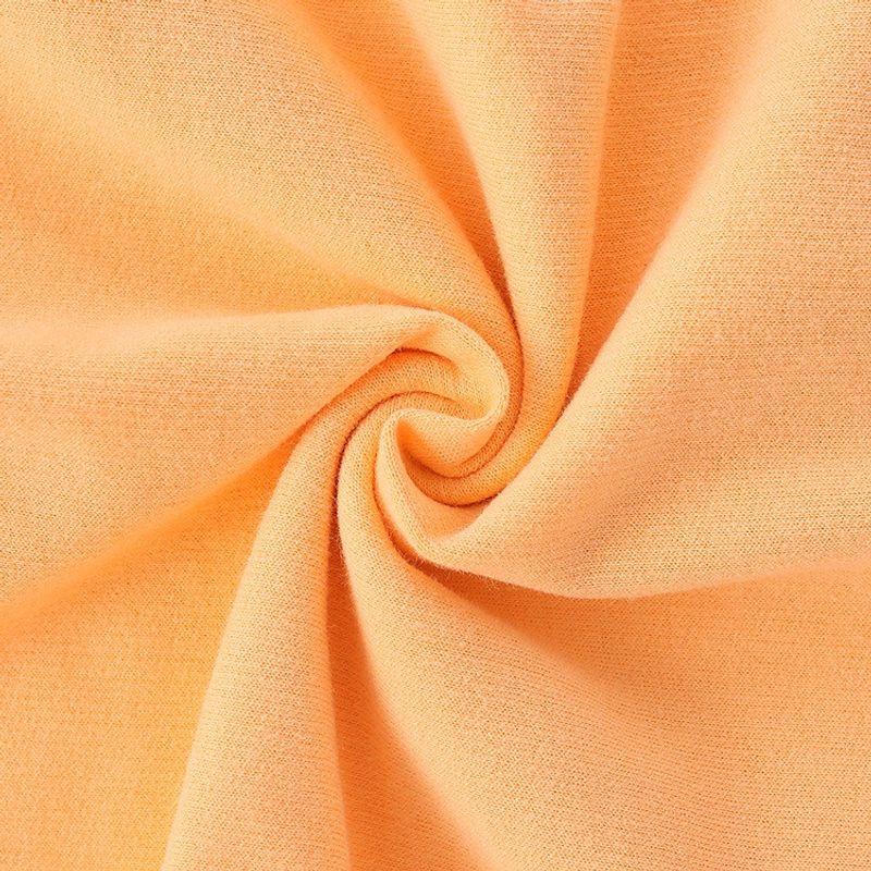 2022 New Children's Clothing for Girls, Autumn Sweatshirt, Orange Daisy, Stylish Top for Kids, Toddler Pullover, Trendy