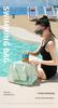 Waterproof Sports Swim Bag with Wet/Dry Compartments, Large Capacity Beach & Yoga Fitness Bag