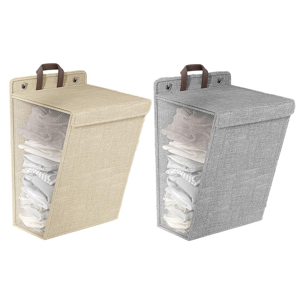 

fr Foldable Storage Bag Folding Closet Organizer Hamper Large Capacity for Bathr