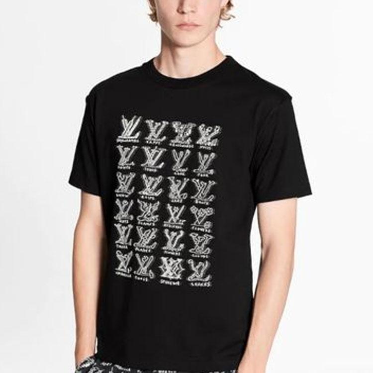 Louis Vuitton T Shirt Men's Black 1A8GV6