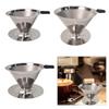 600 Meshes Stainless Steel Coffee Filter Double Layer Coffee Filter Meshes Durable Coffee Strainer For Flavorful Brews