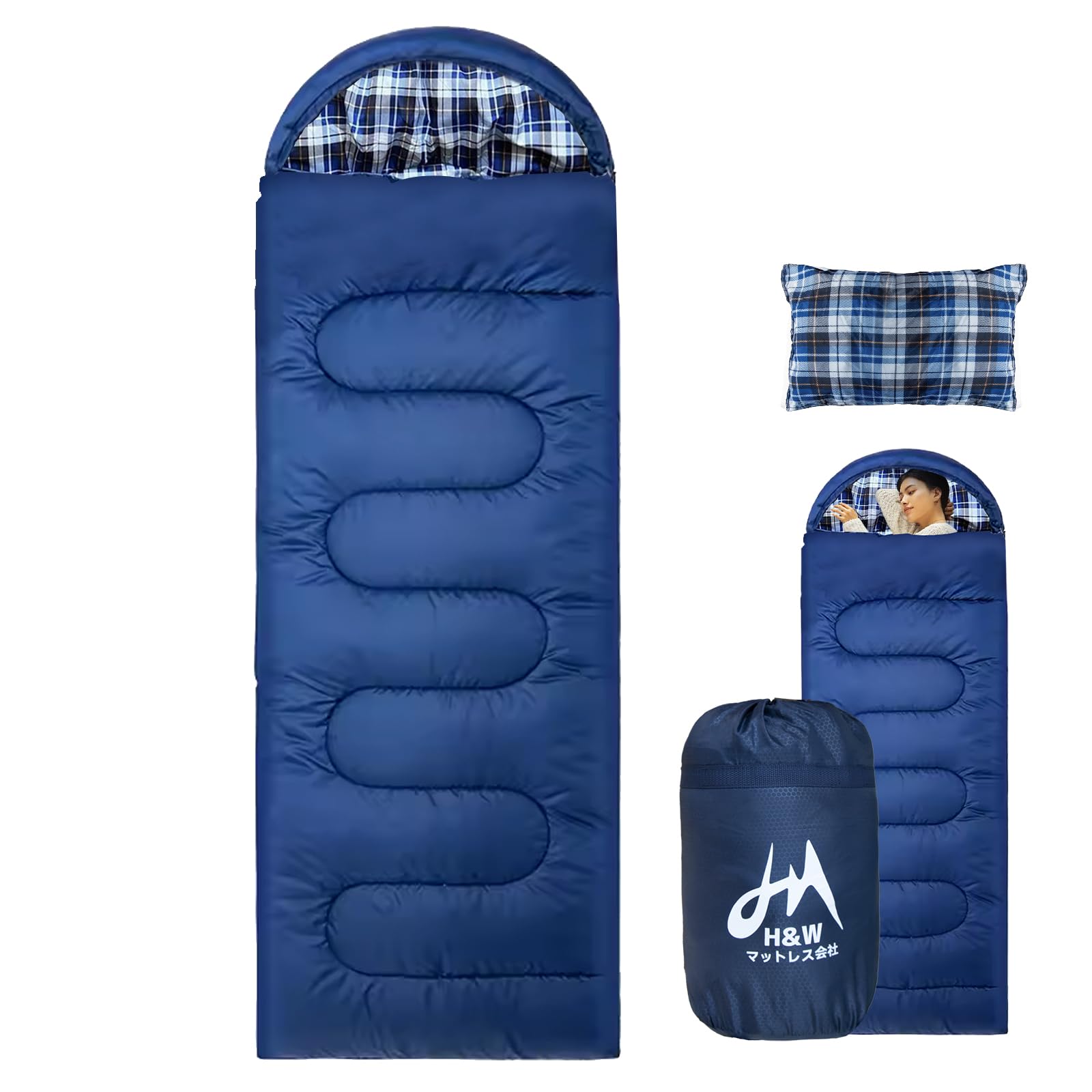 

Amazon Exclusive Sleeping Envelope Opens in 1 Second Allows Free 210 x Soft and Camping Sleeping Bag Temperature Ideal for Disaster Car and Cold