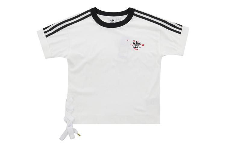 

Adidas Originals Drop Shoulder Sleeve T Shirt Women s White GK7171 36