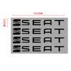 4 szt. Naklejki na klamki samochodowe Naklejki na opony i lusterka wsteczne dla Seat Cupra Leon 5f Ibiza 6l 6j Leon 1p Cushion Altea Xl Leon Dekor