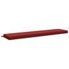 2 Piece Bench Cushions SOEST 2 Pcs. 100percent  Polyester Wine Red