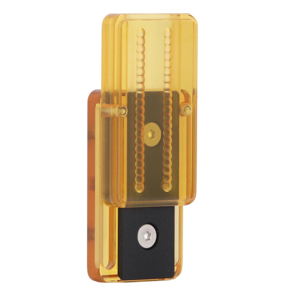 Amber Transparent PEI Slider Toy Stress Relief Decompression Double Track Amber Slider Push Toy
