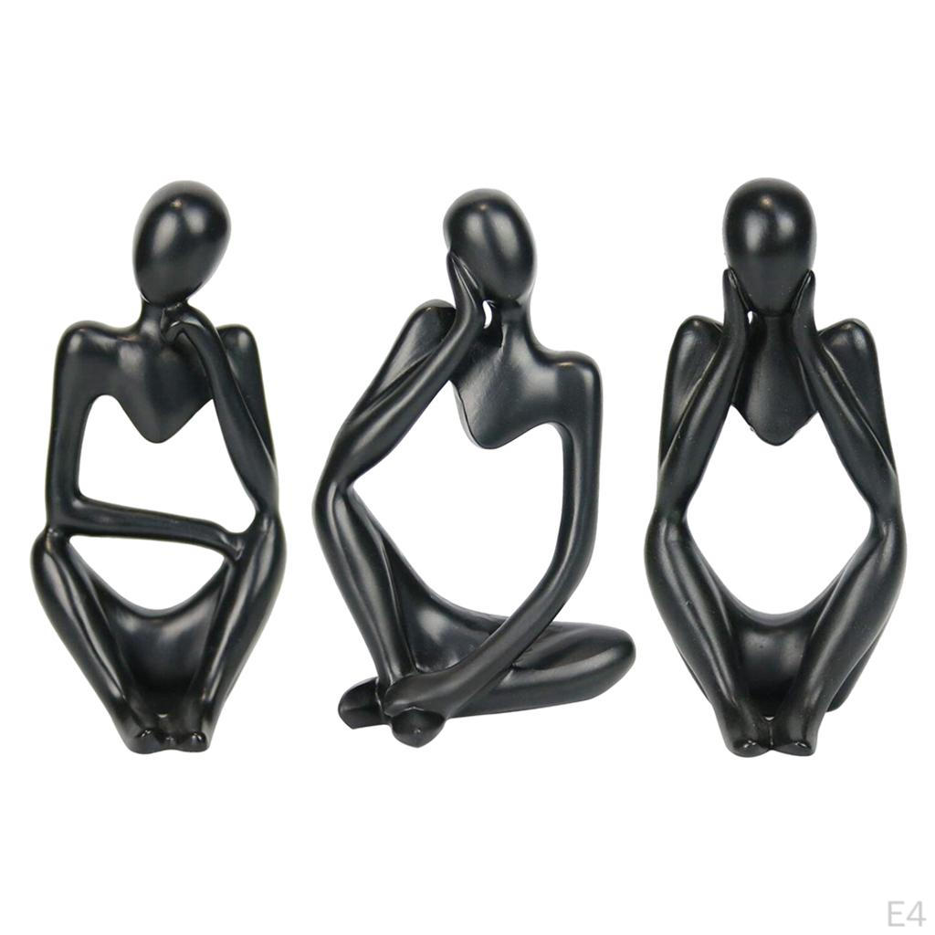 Abstract Sculpture The Thinker Statue