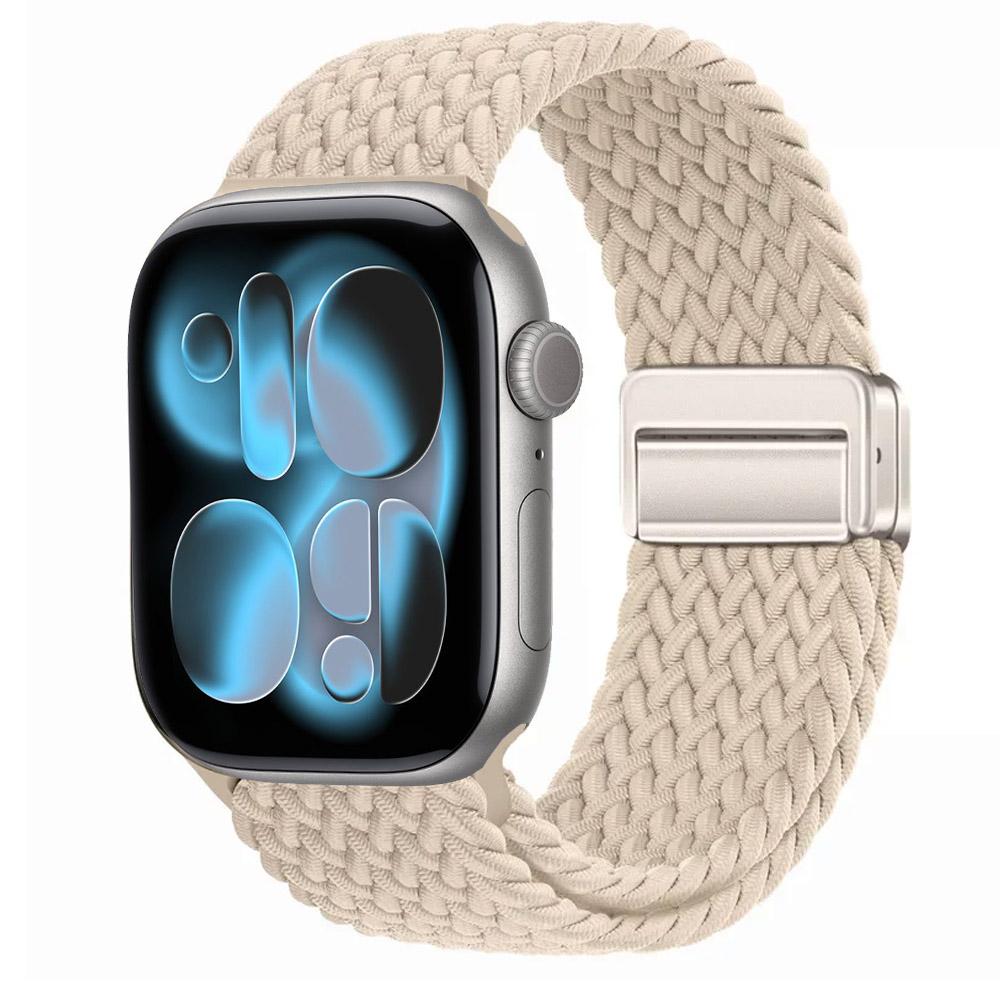 Nylon Strap for Apple Watch 11 10 46mm 42mm/Ultra 3 2 1 49mm Magnetic buckle Wristband iWatch 9 8 7 6 5 4 SE 45mm 44mm 41mm 40mm