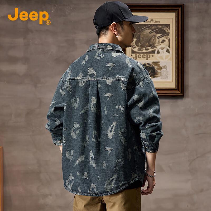 Jeep Men's Casual Denim Jacket