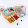 Wheat Straw Tableware, Lunch Boxes, Compartmentalized Preservation Boxes, Bento Boxes, Portable Lunch Boxes, Student Lunch Boxes