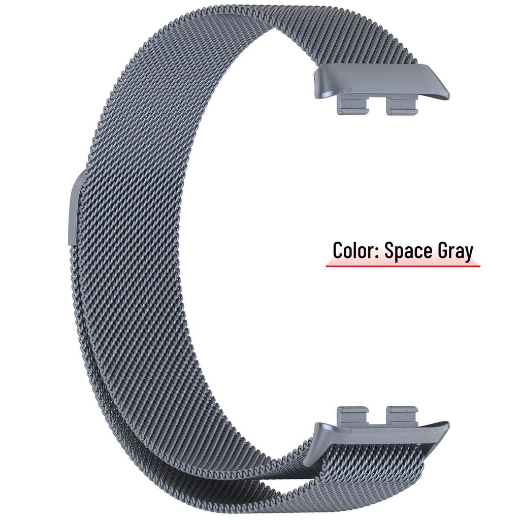 Milanese armband för Honor Band 10/9 - Metall Magnetisk Ögla