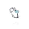 NEUF PIECE CLIMBING PLANT BLUE OPAL RING