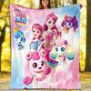 Twinkle Catch Teenieping Theme Printed Blanket - Perfect for Couch, Bed, Travel & Outdoor Use | Machine Washable, Cozy & Durable.