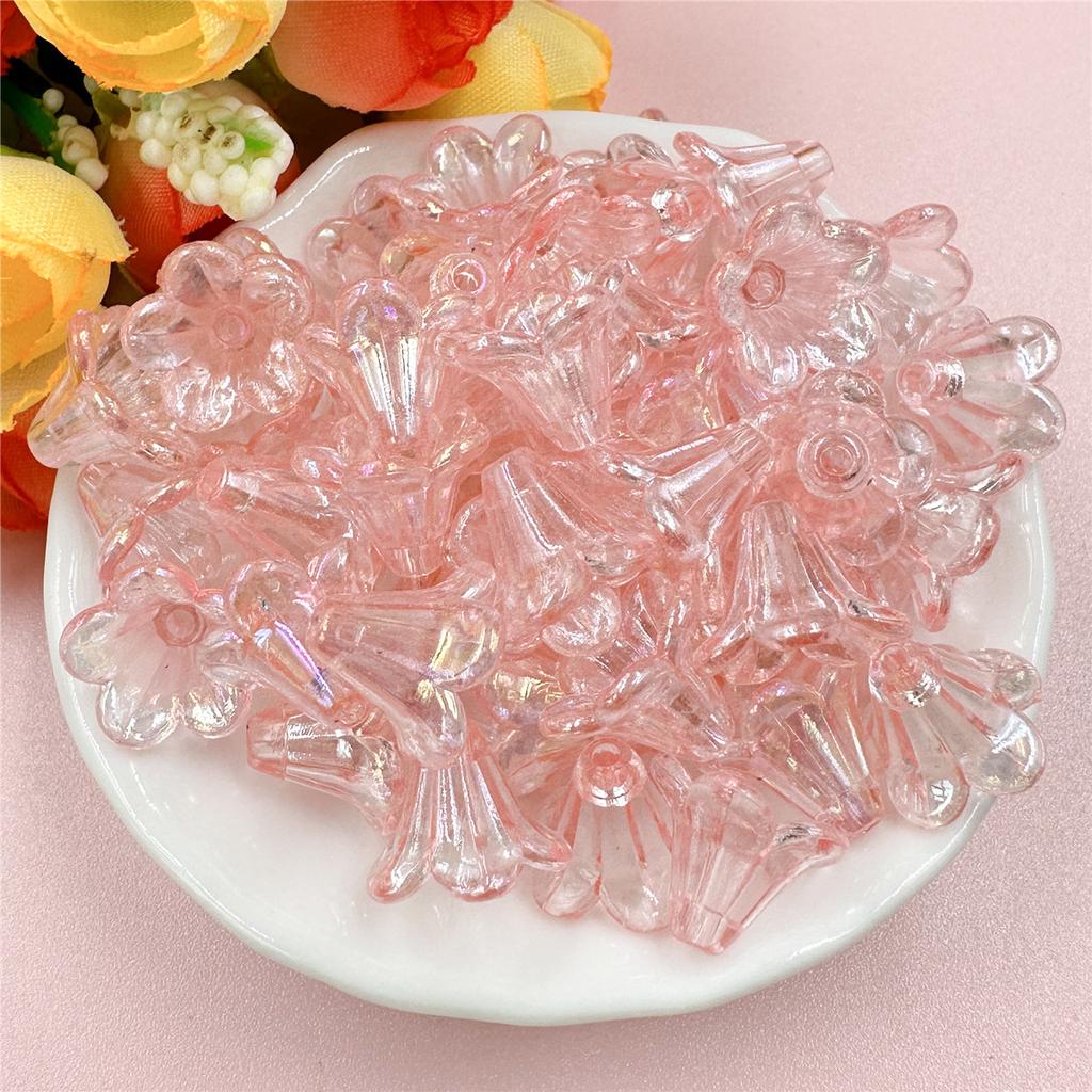 Necklace Morning Glory Bracelets 200PCS 12*11.5mm DIY Jewelry Accessories Acrylic Loose Beads Earrings Jewelry Making  beads