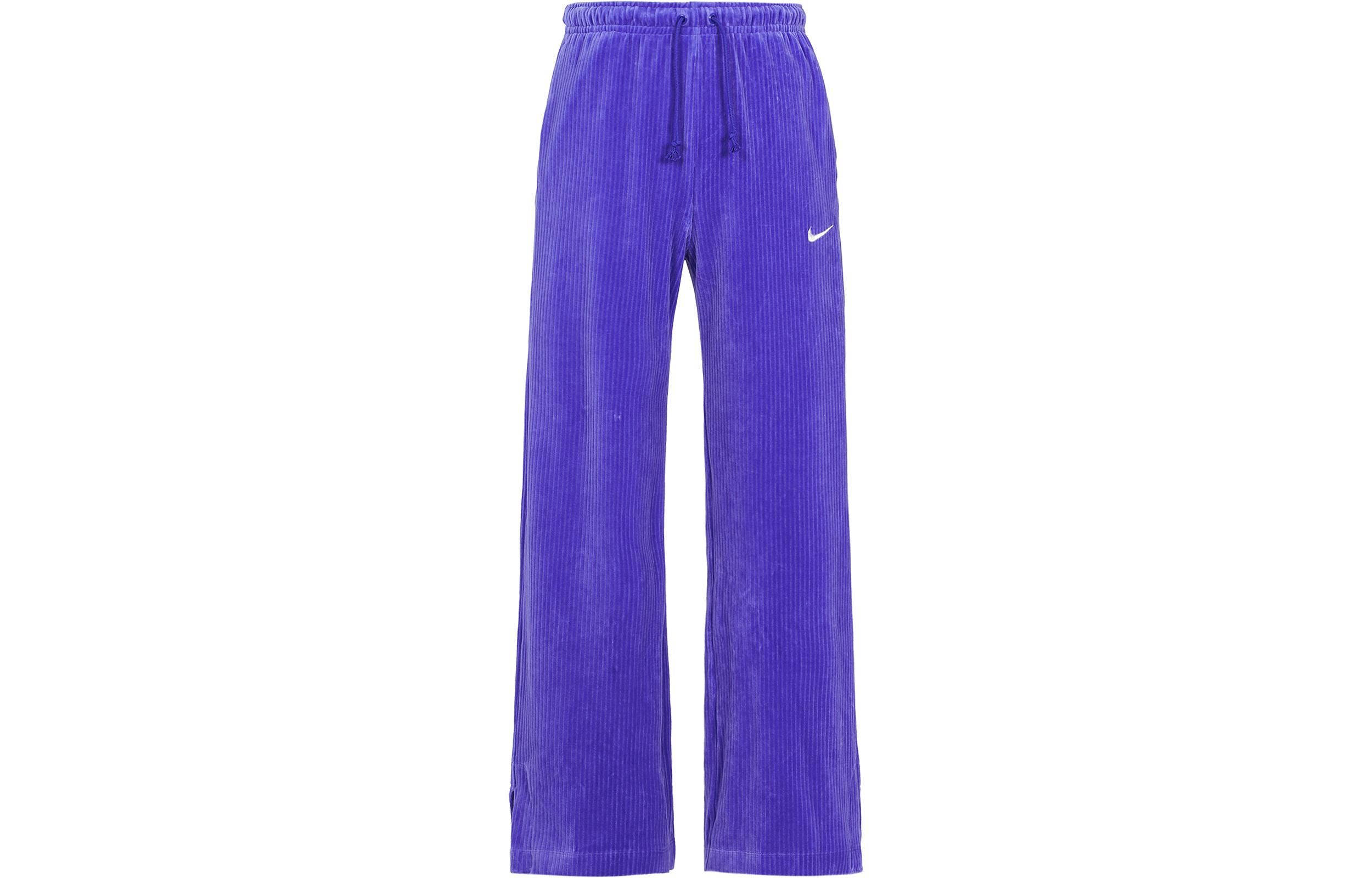 

Nike Knitted Sweatpants Women s Purple Moderate Wide Leg Pants DQ5922-430 XL