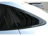 Glossy Carbon Fiber Rear Quarter Window Trim for BYD Seal