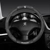 Skórzana Pokrowiec na Kierownicę Samochodową Do Peugeot GT-Line 206 207 208 307 308 406 407 408 508 607 2008 3008 4008 5008 RCZ Rifter GT
