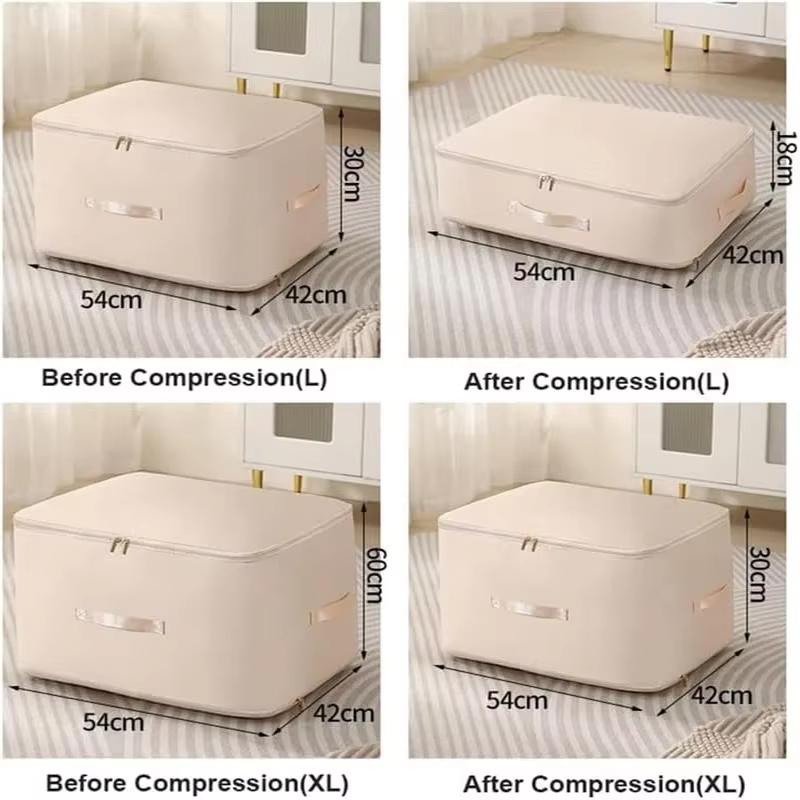 1Pcs Storage Compression Bag Large Capacity Moisture-Proof Clothing Quilt Moving Bag Dust-Proof Travel Bag Home Storage Bags