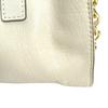Michael Kors Shoulder Bag leather Handbag Calfskin white Women Used
