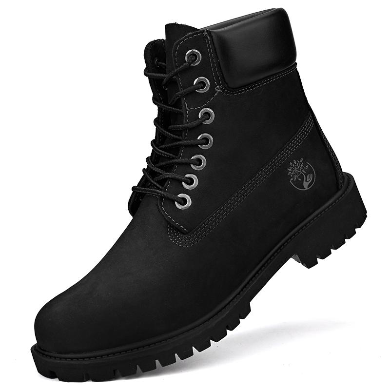 Real Leather Thick Soled Fashion Boots