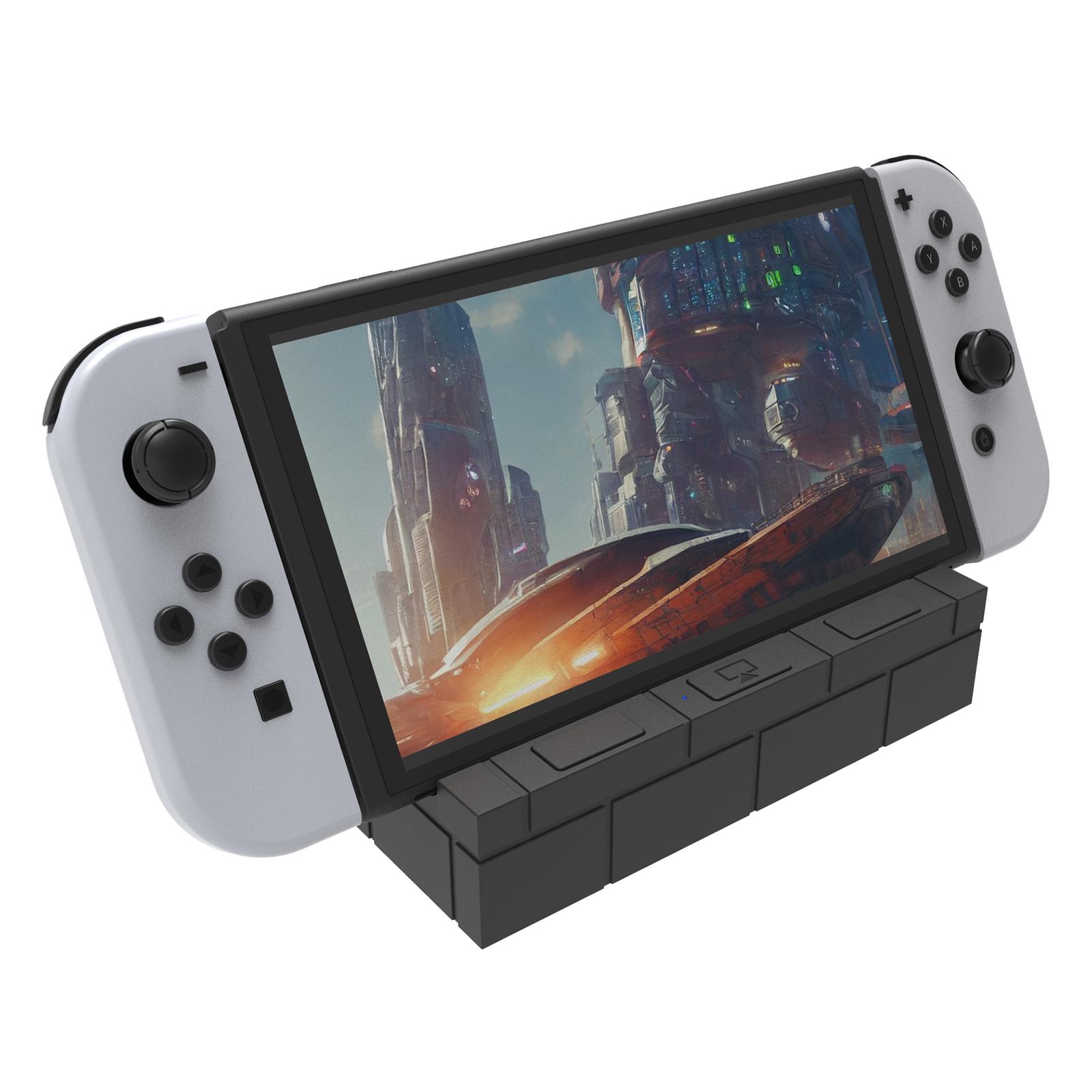 

HS-SW480 For Nintendo Switch/Switch OLED TV Dock Charging Station with USB,HD Video,Type-C Outputs Black