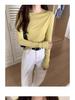 2025 New Slimming Round Neck Long-Sleeve Top for Women