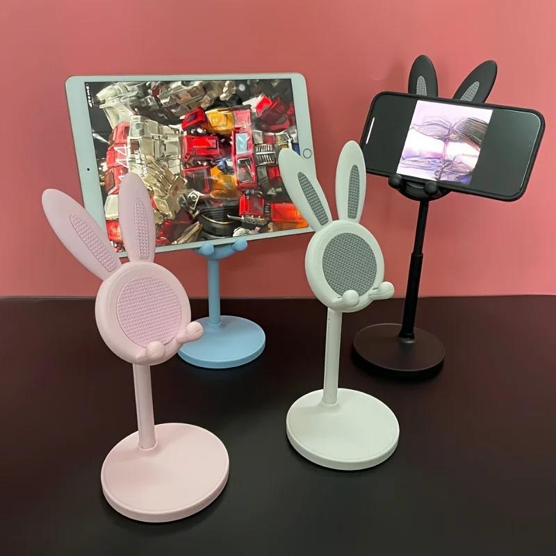 Little Rabbit Phone Holder Ins Adjustable Height Desk Stand Tablet Universal Telescopic and Height-adjustable Student Stand
