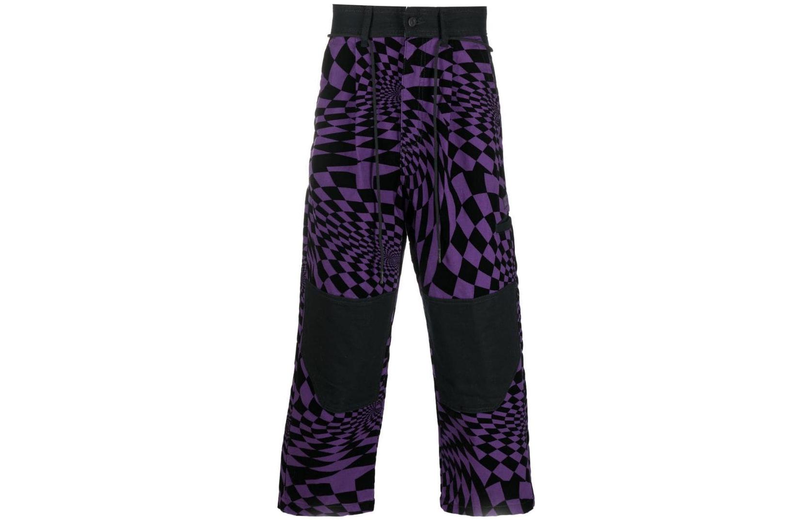 Vans Casual Pants Men s Black Purple VN0000H2Y8A M