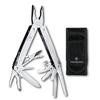 VICTORINOX Swiss Tool MX Silber mit Nylon-Etui Schweizer Taschenmesser Multifunktionsmesser Zange Swiss Made Multitool mit 26 Funktionen mit Arretierung []