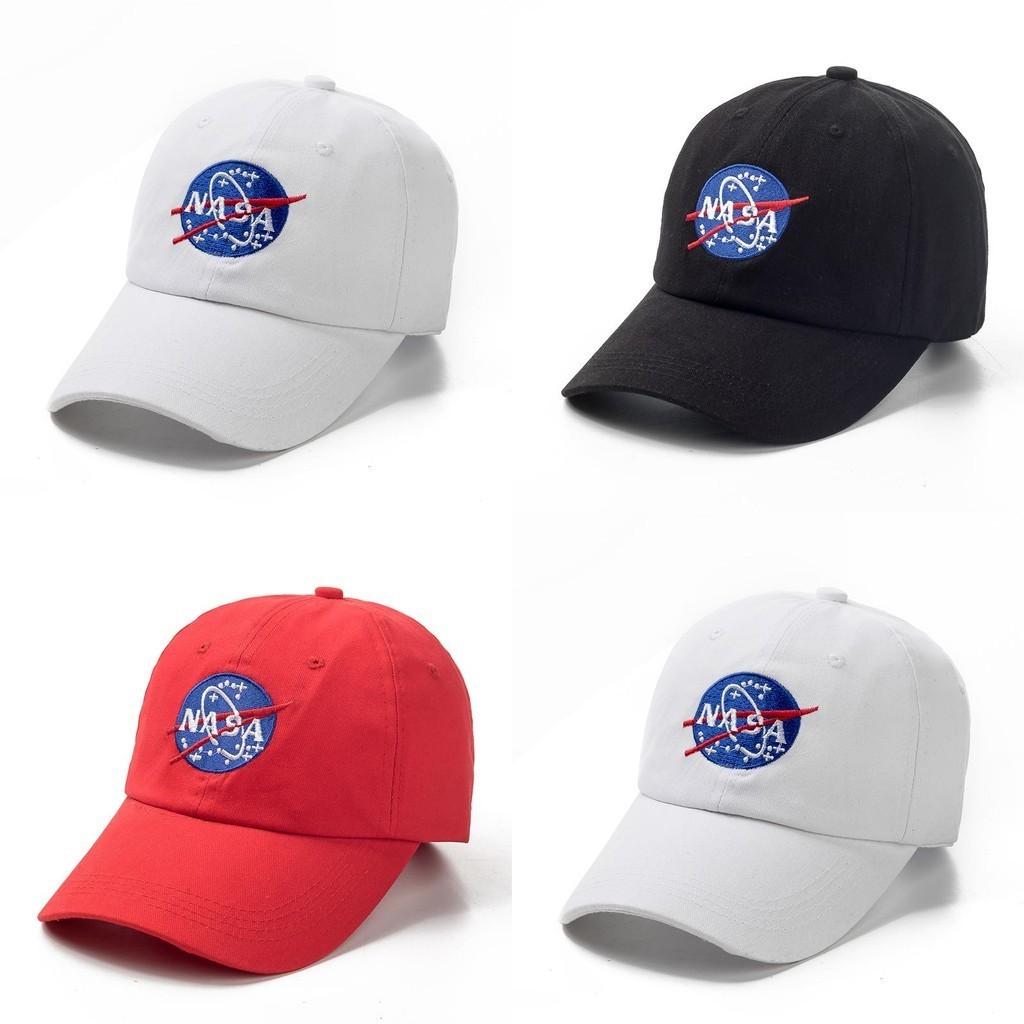 Bavlněná baseballová čepice prémiové kvality s vyšívaným písmenem NASA, nastavitelná pro jakoukoli velikost hlavy