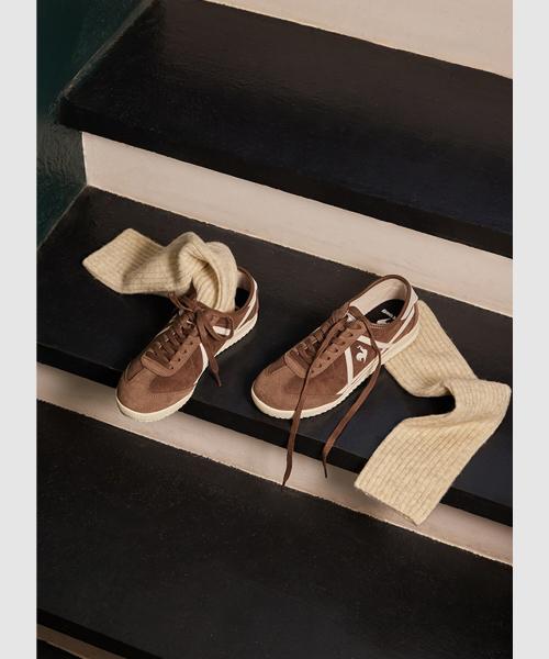 [Le Coq Sportif] Popola Classic Premium Вельвет Коричневый QP323LSN93_BRW0 220