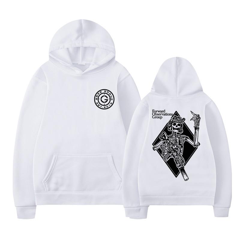 

Gbrs Forward Observations Group Hoodie Punk Skeleton Hoodies Gothic Clothes Men Women Fashion Vintage Graphic Hooded Sweatshirt 3XL