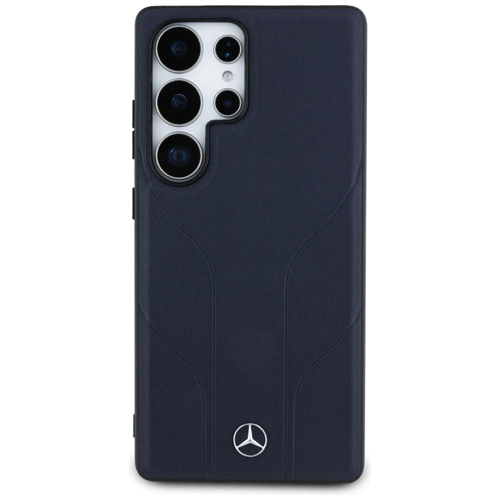 Etui Do Samsung Galaxy S25 Ultra Mercedes MagSafe Skóra Czarne