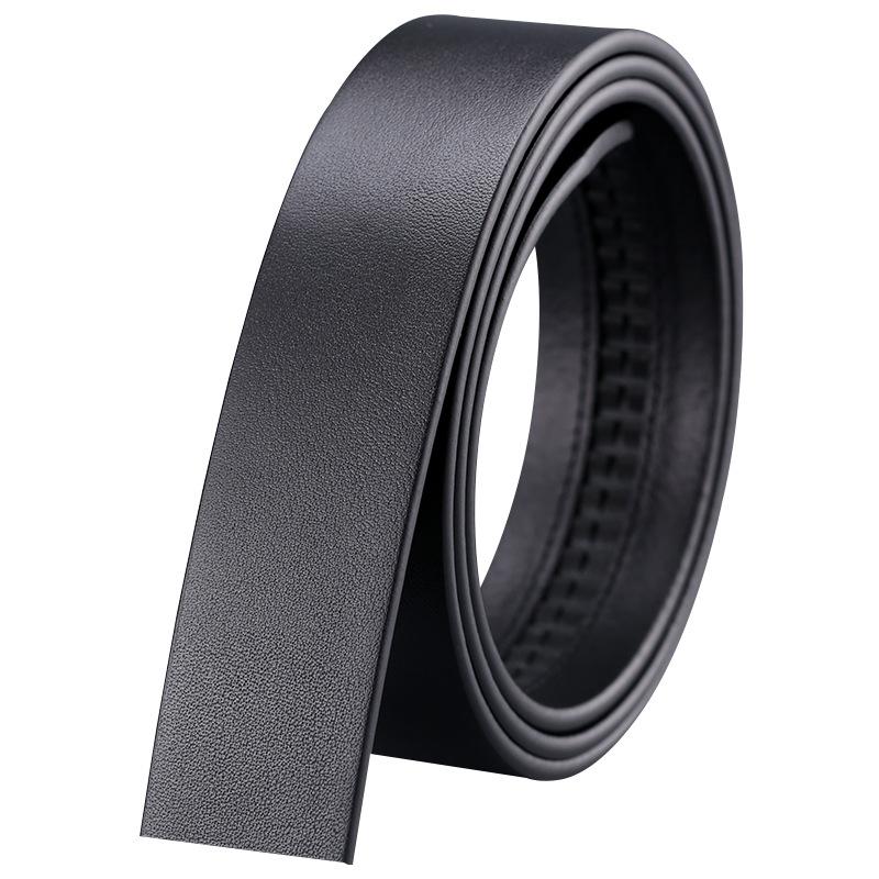 3.5 Erste Schicht Reines Rindsleder Herren Gürtel Ohne Zwischenschicht Ledergürtel Ohne Schnalle Baumkleber Leder Retro Automatische Schnalle Gürtelstreifen