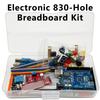 Starter Kit for Arduino Uno R1 Breadboard Basic simple learning kit, sound/water level/humidity/distance detection, LED control