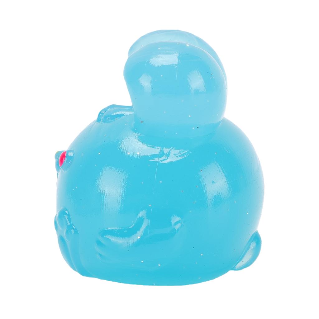 Rabbit Squeeze Toy Simulation Stress Relief Glitter Bunny Squeeze Toy for Adults Home School Office