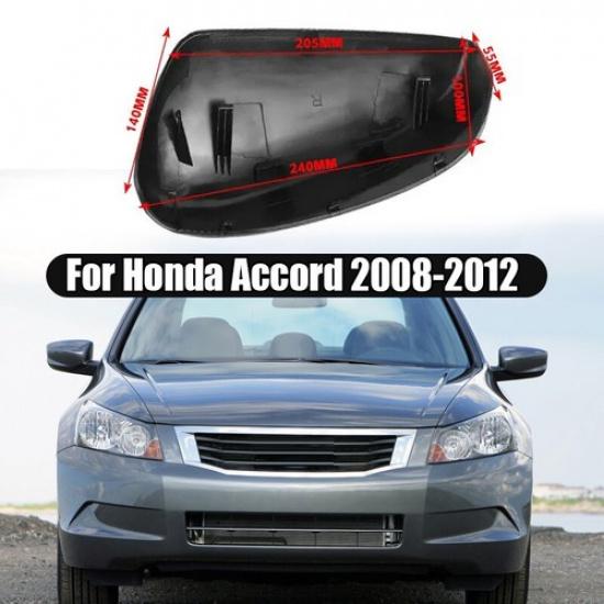 Right Side Gloss Black Door Side Mirror Cover Cap Trim For Honda Accord 2008-13