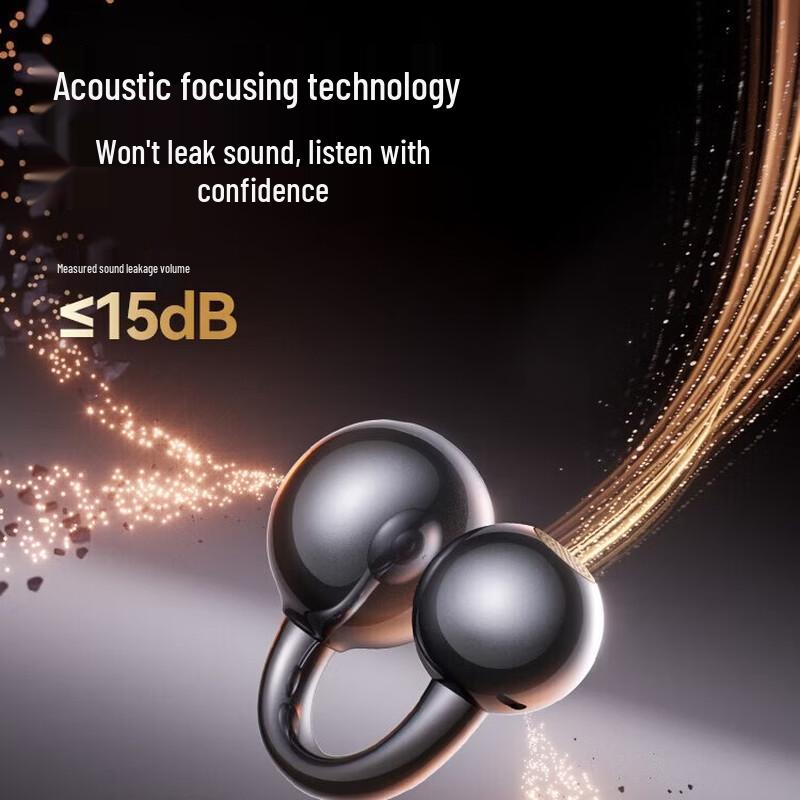 SANAG S7S AI Open-Ear Noise-Canceling Bluetooth Ear-Clip Headset