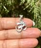 999 Silver Hindu Religious Symbol Om Aum Pendant, Yoga Prayer Healing Spiritual Pendant, Health, Free Ship