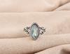 Sky Blue Topaz Gemstone 925 Sterling Silver Jewelry Handmade Ring Gift For Her PR-1-3