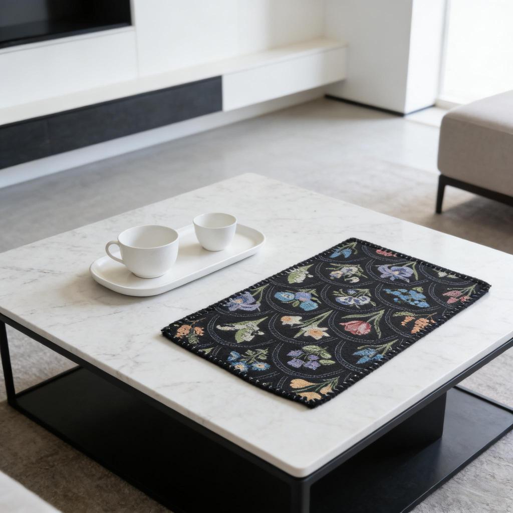 Washable 12x18 Inch Cotton Linen Table Mats Durable for Home Kitchen Restaurant Cafe Party Festival Wedding Decor Placemats
