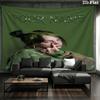 Arazzo da Parete con Nome Personalizzato Billie Eilish Appeso Estetico alla Parete Coperta in Tessuto Stampato Arazzi Decorativi per Camera da Letto Soggiorno Decorazioni per la Casa