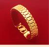 Luxury 24K 9999 Pure Gold Real Gold No Matter Bracelet Men's Fashion Watch Chain