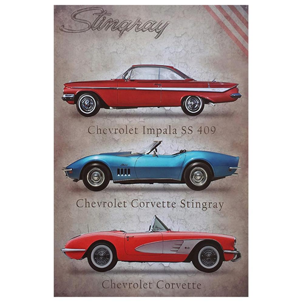 Monaca Grand Prix Car Racing Metal Tin Signs Posters Plate Wall Decor for Bars Game Room Man Cave Cafe Club Retro Posters Plaque