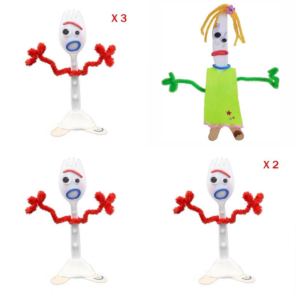 Toy Story 4 Creativity Make Your Own Forky And Knife Diy Kit For Endless Fun