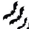 Mysteriöse Heimdekorationen Halloween 3D Leuchtende Fledermaus Wanddeko, Abnehmbare Filz Fledermaus Aufkleber, Verschiedene Montierte Verzierungen Größe, LED Leuchtend