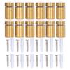 12Pcs Standoff Screw Stainless Steel 12x20mm Wall Mount Advertising Fastener Set Kit